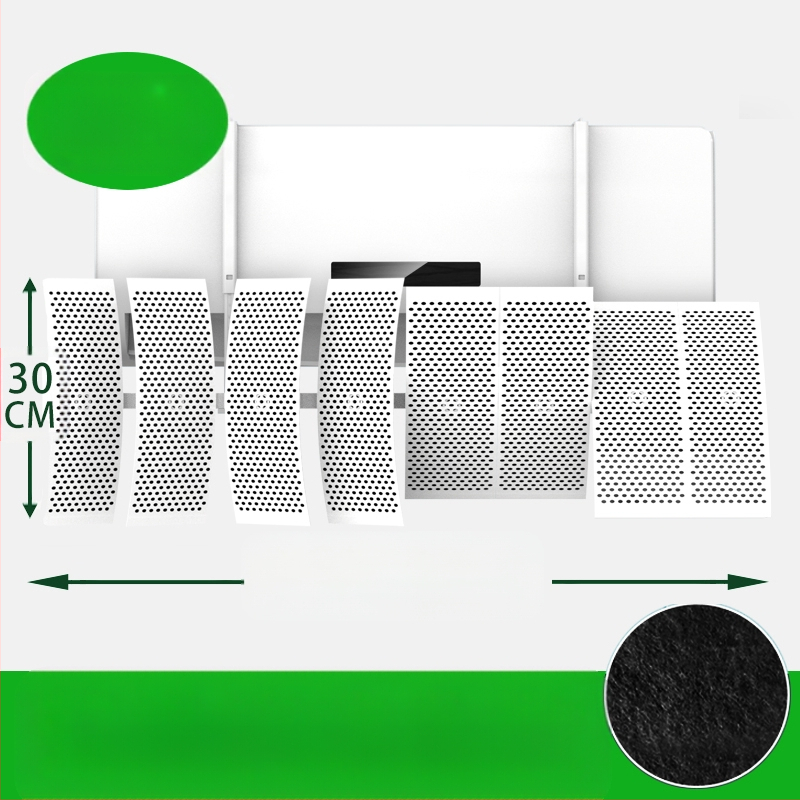 Deflector de aer pentru aer conditionat, montat pe perete, ABS, control universal al direcției curentului de aer, pentru dormitor