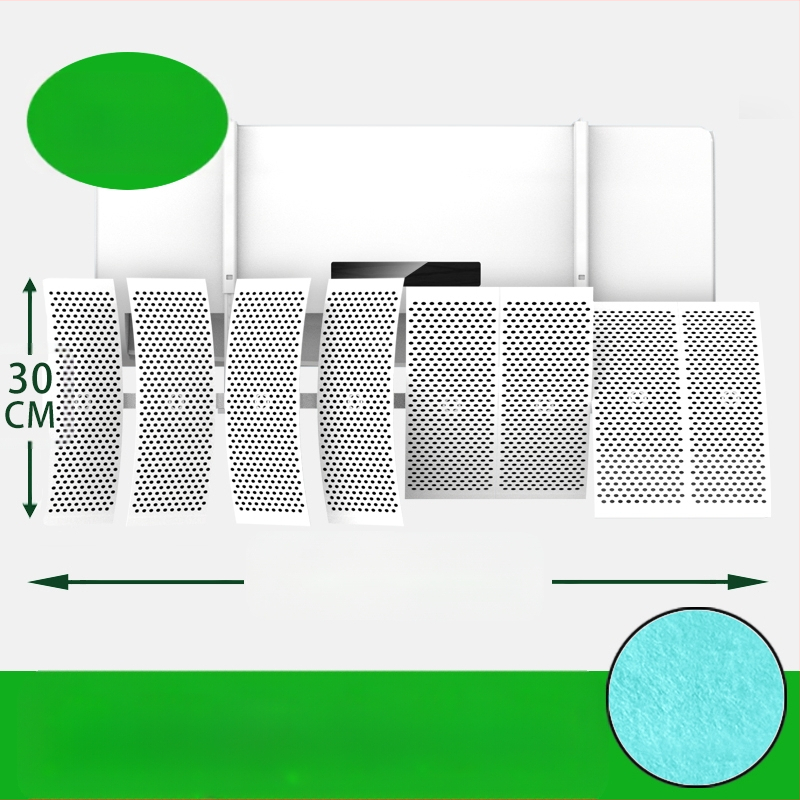 Deflector de aer pentru aer conditionat, montat pe perete, ABS, control universal al direcției curentului de aer, pentru dormitor