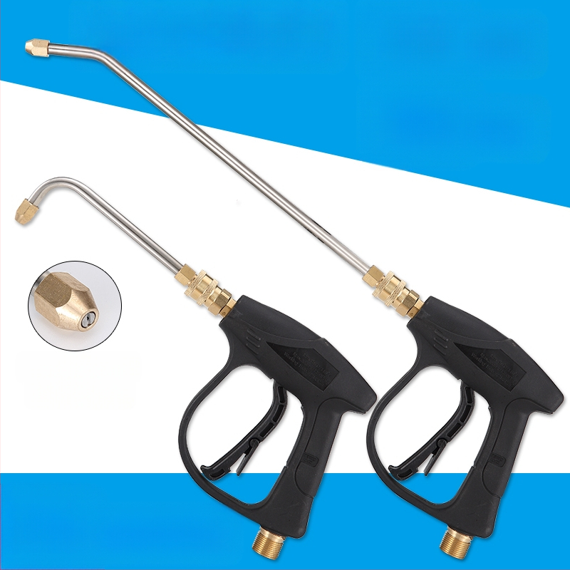 Aukšto slėgio vandens purkštuvų purškimo pirutėls oro kondicionierių valymui — nerūdijančio plieno kampinis jungtis, varinis greitas jungtis, ventiliatoriaus formos purškimo antgalis