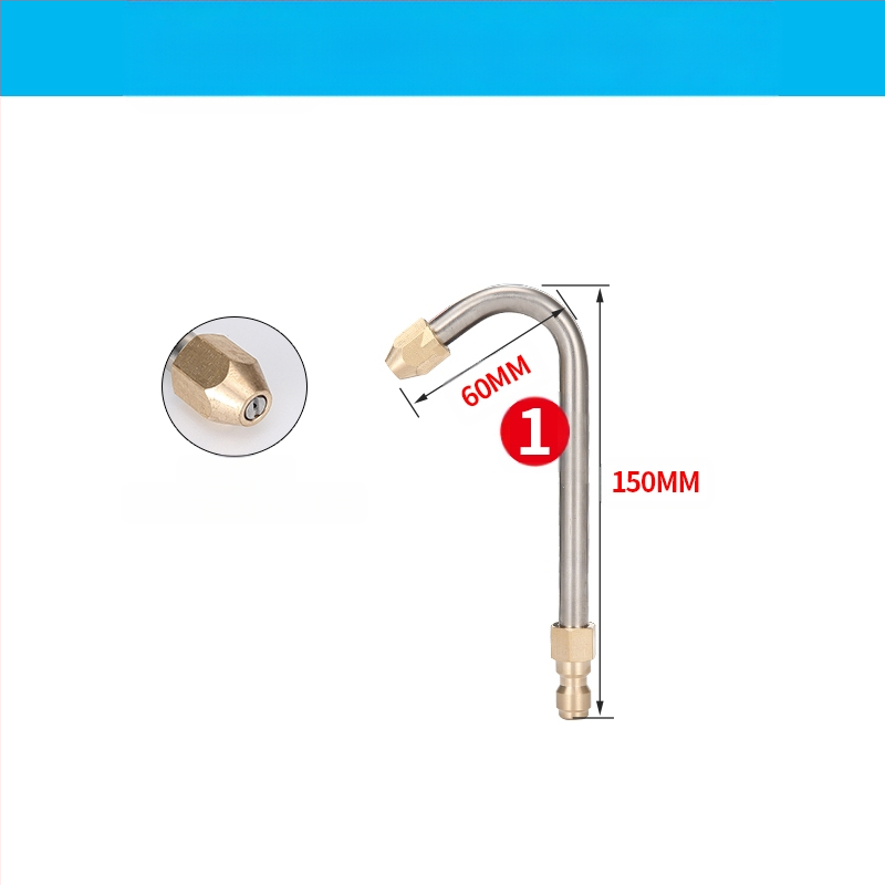 Aukšto slėgio vandens purkštuvų purškimo pirutėls oro kondicionierių valymui — nerūdijančio plieno kampinis jungtis, varinis greitas jungtis, ventiliatoriaus formos purškimo antgalis