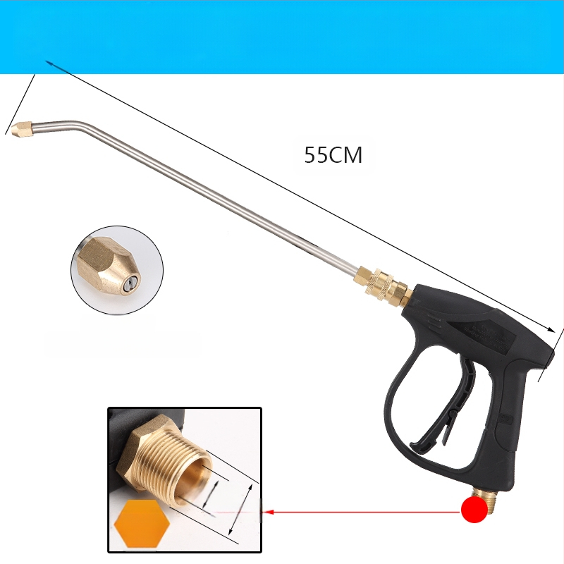 Aukšto slėgio vandens purkštuvų purškimo pirutėls oro kondicionierių valymui — nerūdijančio plieno kampinis jungtis, varinis greitas jungtis, ventiliatoriaus formos purškimo antgalis