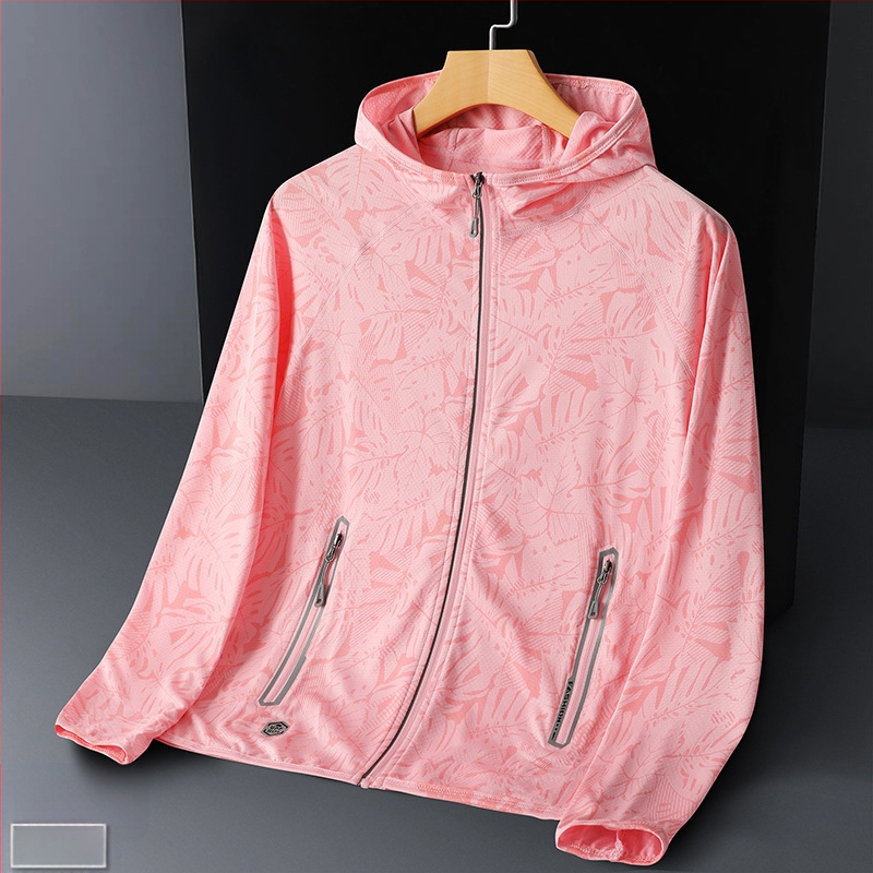 Унисексово ветрово яке с качулка за открито, UV защита UPF50, дишащ полиестер