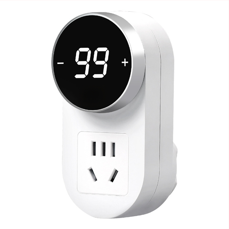 Kailan laikmačio lizdas su apsauga nuo persikrovimo, įkrovimo apsauga namų įrenginiams ir telefonams, automatinis išjungimas su atbuline atskaita