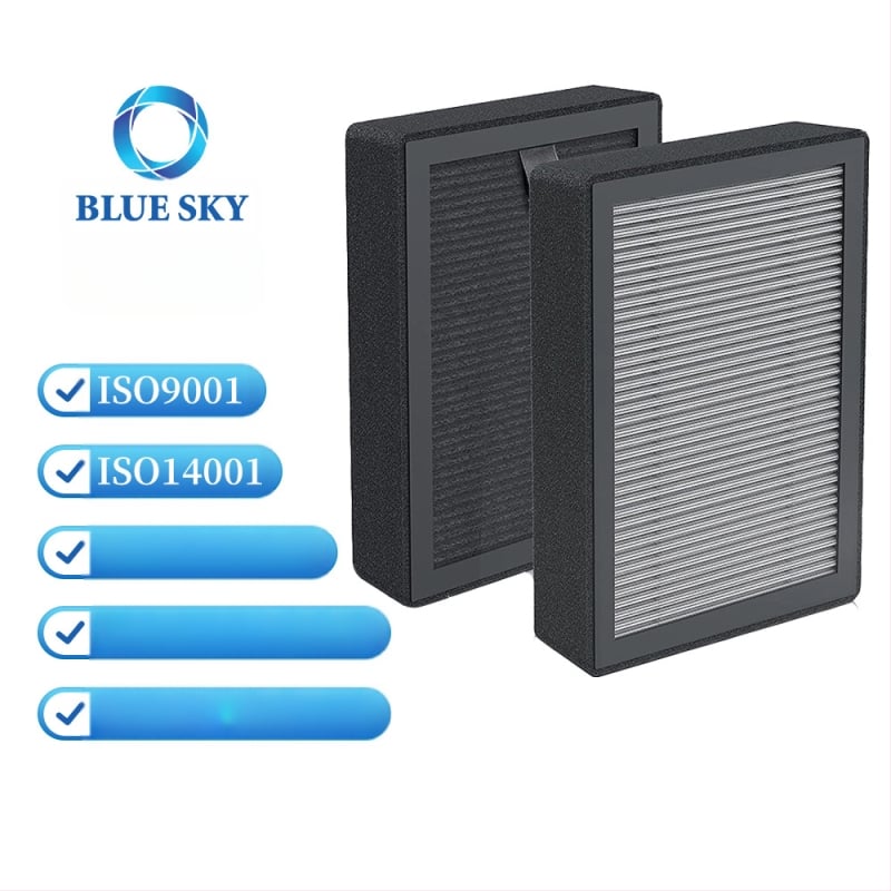 LV-H128 oro valymo įrenginio filtrų kasetė | Lanyu | H13 True HEPA filtras, sulaiko 99,97% dulkių, žiedadulkių, dūmų ir kvapų