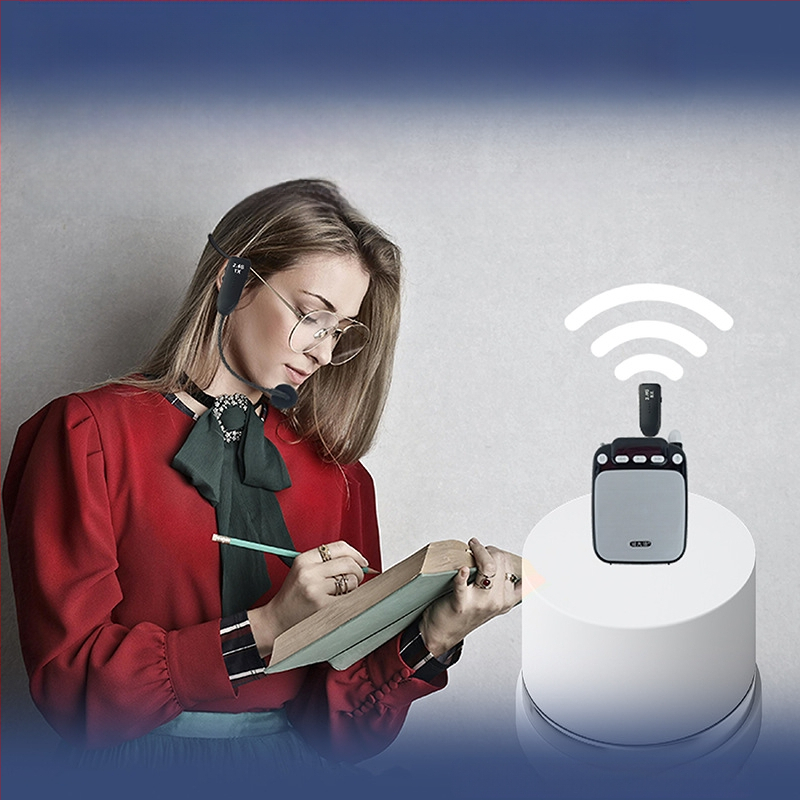 Ακουστικό μικρόφωνο για συνεδριάσεις με ενσωματωμένη μπαταρία 300–500 mAh, υπερκαρδιοειδής λήψη, εύρος συχνοτήτων 100 Hz–20 kHz, SNR ≥75 dB