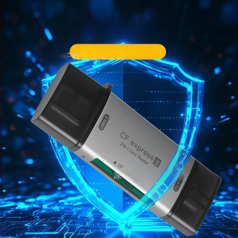 Αναγνώστης καρτών δύο σε ένα USB 3.2 με διεπαφή USB-C 3.2 – Υποστήριξη SD καρτών, αλουμινένιο περίβλημα