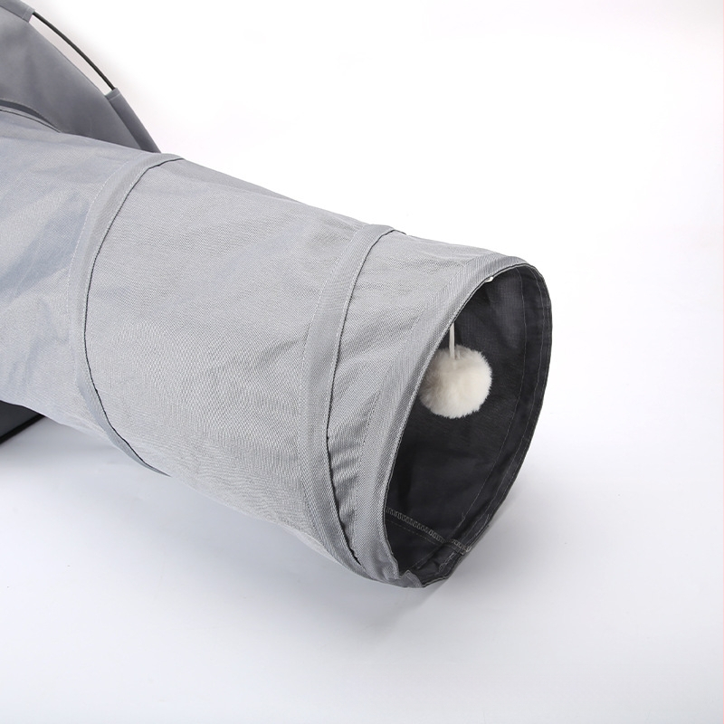 Macska sátor alagúttal – minden évszakra tervezve, zárt, vízálló, levehető és mosható (anyag: textil + vászon)