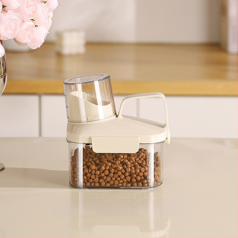 Container de depozitare alimentară pentru cereale, fasole și orez | sigilat, rezistent la umezeală și la dăunători | PET plastic