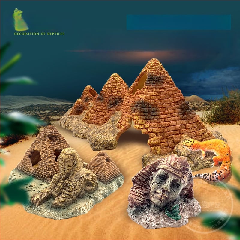 Διακοσμητικό για αναρρίχηση κατοικίδιων – Αιγυπτιακή Πυραμίδα με κεφάλι Σφίγγας; Υλικό: ρητίνη; Προέλευση: Xiamen; Μάρκα: Xin Li; Κύρια χρήση: τοπίο για κατοικίδια που σκαρφαλώνουν