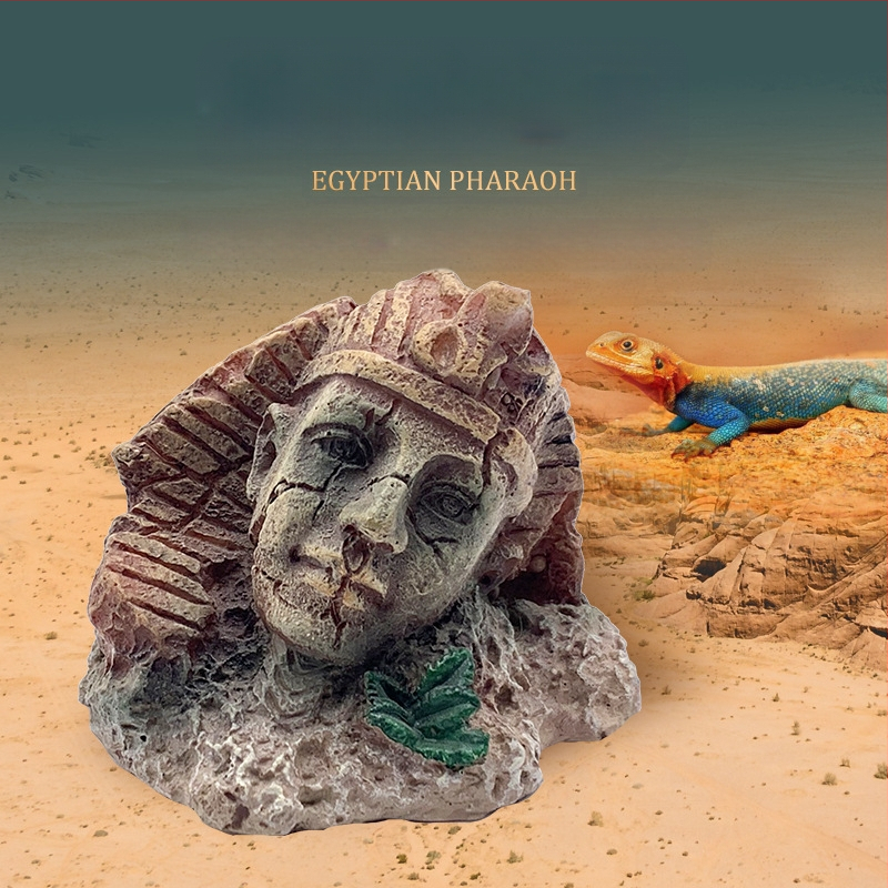 Διακοσμητικό για αναρρίχηση κατοικίδιων – Αιγυπτιακή Πυραμίδα με κεφάλι Σφίγγας; Υλικό: ρητίνη; Προέλευση: Xiamen; Μάρκα: Xin Li; Κύρια χρήση: τοπίο για κατοικίδια που σκαρφαλώνουν