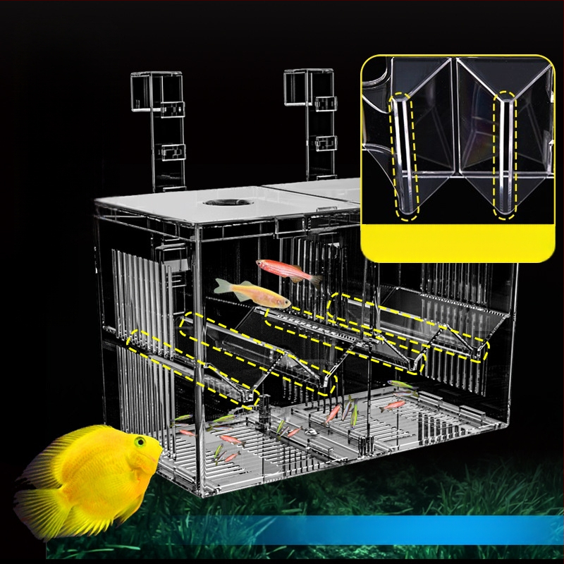 Акрилна изолационна кутия за излюпване и отглеждане на малки риби (фрай) – Haolong Hl58