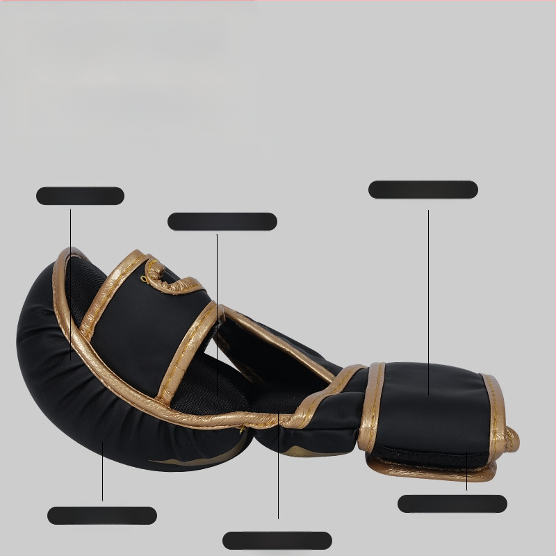 Боксови ръкавици Bugarte, PU материал, носими стил, подходящи за бойни изкуства и самозащита