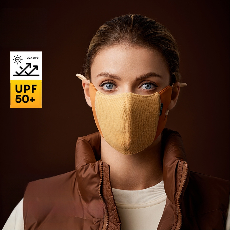 Μάσκα προσώπου φθινοπωρινή-χειμερινή, αναπνεύσιμη, UV προστασία, σκίαση από ήλιο; πολυεστερικό ύφασμα; χειμερινή έκδοση 2023; στυλ: κατάλληλη για κάθε περίσταση, γραφείο, απλό, ημι-κάλυψη