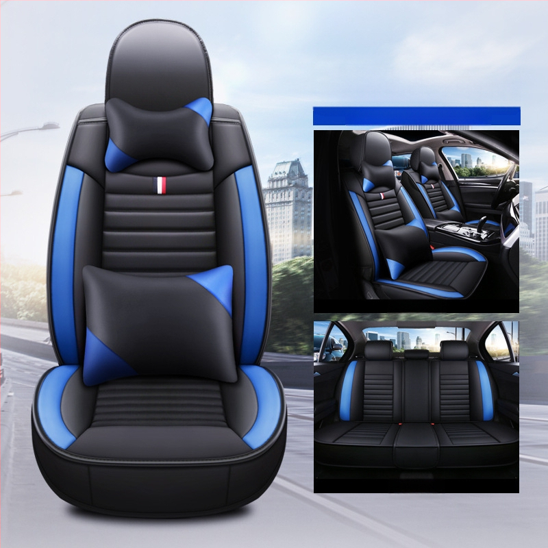 Penkių sėdimų vietų automobilio sėdynių uždangalas, pilnas dengimas, visiems metų laikams, atsparus dėvėjimuisi; medžiaga: medvilnės audinys; svoris: 6 kg; pritaikomas apdorojimas; licencijuotas privatų ženklą