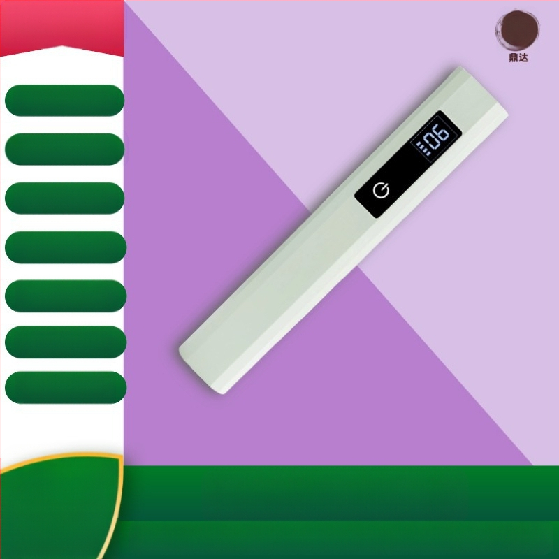 Rankinė mini belaidė nagų lempa su LCD ekranu greitam džiovinimui