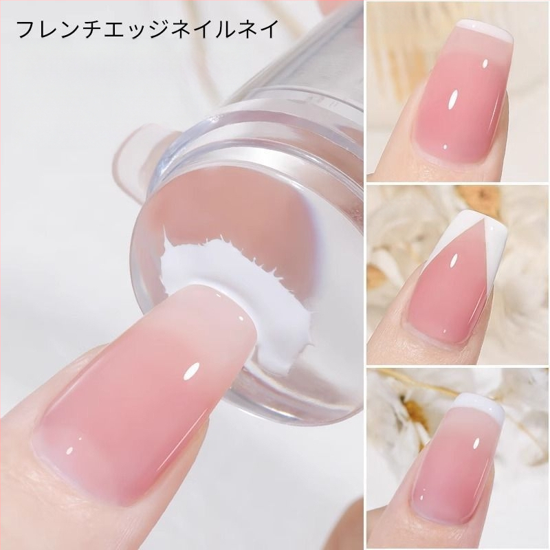 Σετ εργαλείων stamping νυχιών με σιλικόνιο σφραγίδα και παλέτα, τόξο γαλλικού σχεδίου, ανθεκτικό κιτ μανικιού