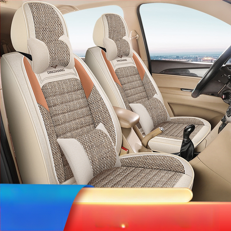 Σετ καλύμματα καθισμάτων αυτοκινήτου για Wuling Rongguang V — επιφάνεια πολυεστέρα, γέμισμα συνθετικών ινών, ραφή με τελειώματα, επαγγελματικό στυλ, για όλες τις εποχές