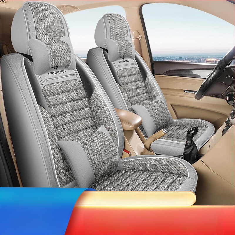 Σετ καλύμματα καθισμάτων αυτοκινήτου για Wuling Rongguang V — επιφάνεια πολυεστέρα, γέμισμα συνθετικών ινών, ραφή με τελειώματα, επαγγελματικό στυλ, για όλες τις εποχές
