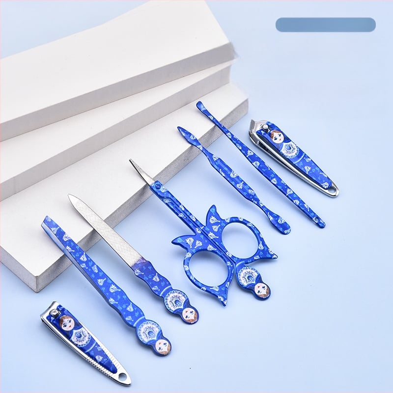 Набор маникюрни инструменти в кутия — нокторезачки MRT021, комплект за подстригване на нокти, подходящ за всички типове кожа