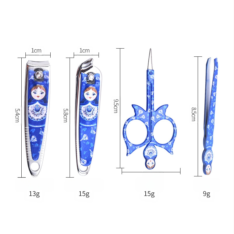 Набор маникюрни инструменти в кутия — нокторезачки MRT021, комплект за подстригване на нокти, подходящ за всички типове кожа