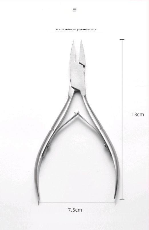 Σετ εργαλείων μανικιούρ: πένσες με ίσιο μύτο, πένσες με επίπεδο μύτο, νυχοκόπτες, ψαλίδια για πετσάκια — Ατσάλι 420J2