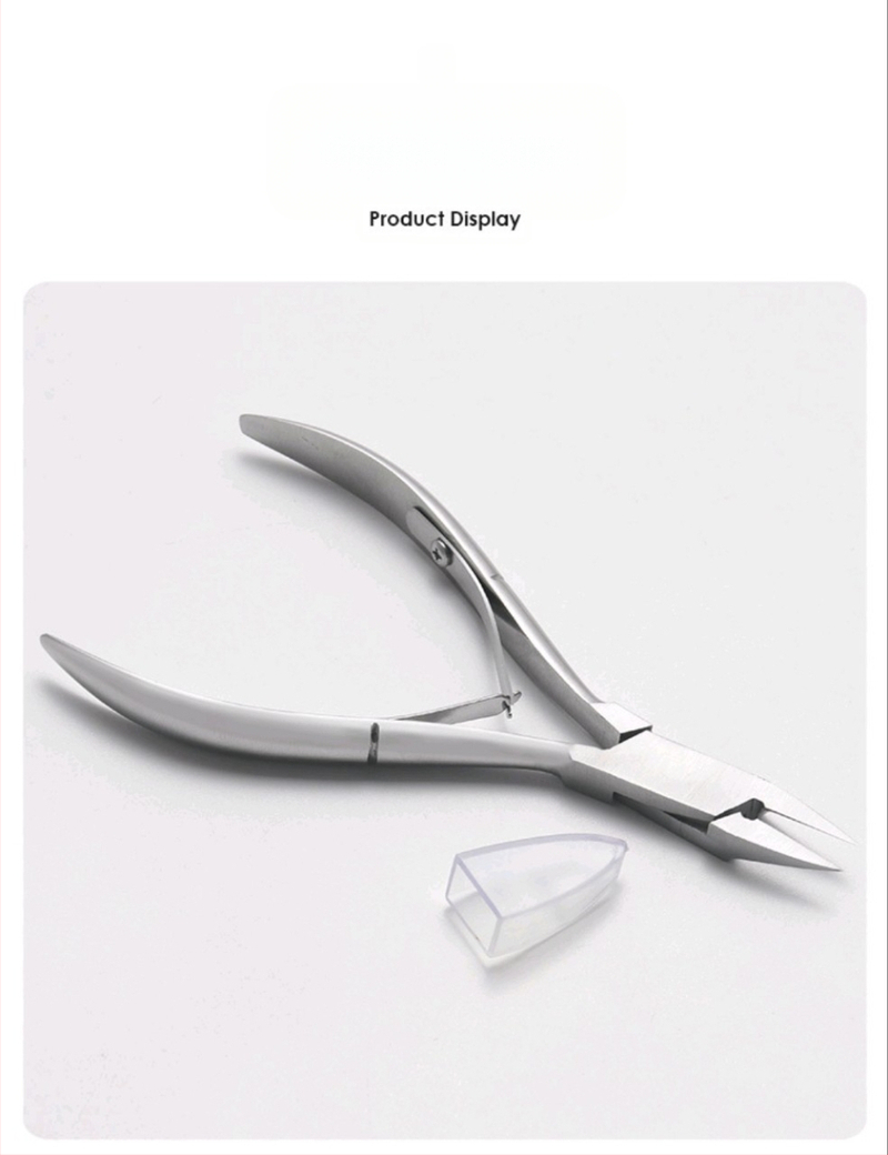 Σετ εργαλείων μανικιούρ: πένσες με ίσιο μύτο, πένσες με επίπεδο μύτο, νυχοκόπτες, ψαλίδια για πετσάκια — Ατσάλι 420J2