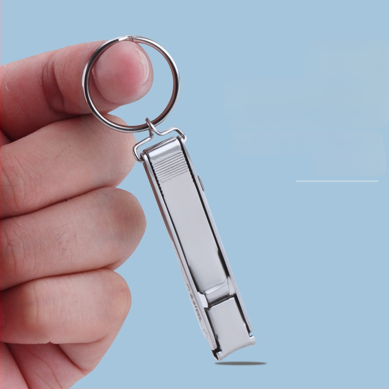 Αναδιπλώσιμο εργαλείο νυχιών από ανοξείδωτο ατσάλι με μηχανισμό κλειδώματος και ενσωματωμένο αρχείο – φορητό, με επίπεδο στόμιο, οικιακού στυλ