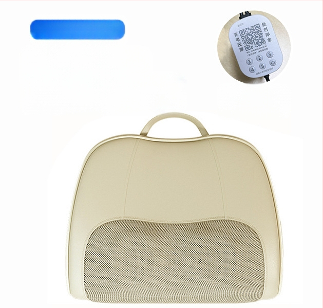 Ābolam formas masāžas spilvens ar 6+ masāžas galvām, kaklam, mugurai, viduklim, gurniem un kājām, 3. ātrums, mehānisks masāžas