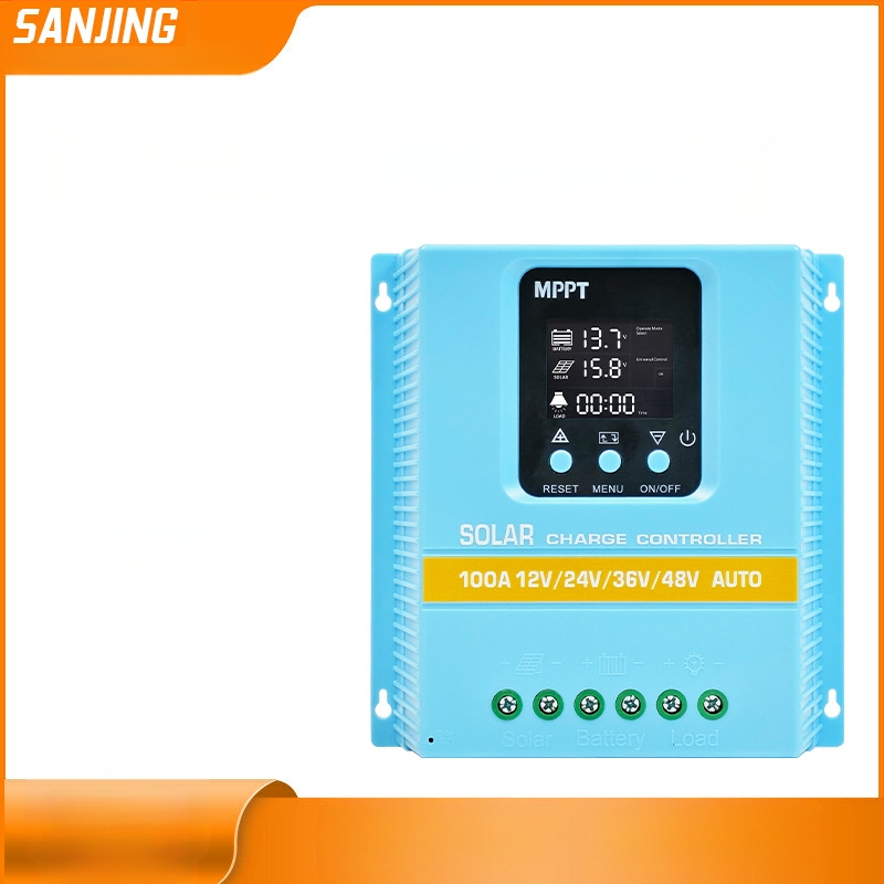 MPPT saulės reguliatorius, automatinė identifikacija, suderinamumas su 12/24/36/48 V, tikslus laiko valdymas, CE sertifikatas