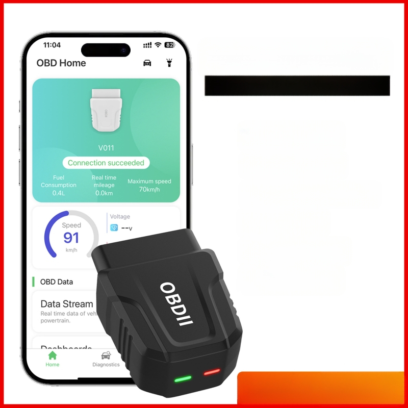 OBD2 diagnostikos skeneris automobilių diagnostikai, V011, ELM327 suderinamas, 9-15V, 0-50°C, OBD2