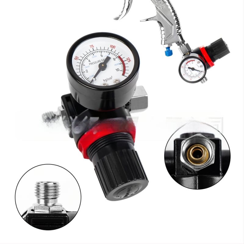 Vakuuma spiediena manometrs ar G1/4 vītni, diapazons 0–1, precizitāte 0,1