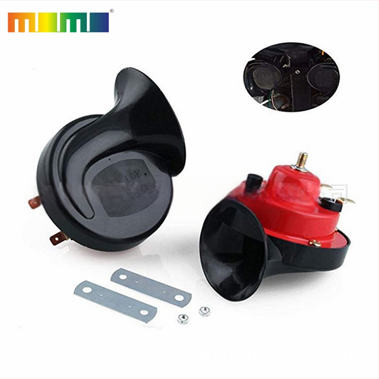 HR-3010 Elektromos autó/motoros kürt, 12V/24V, 10W, 8Ω, 115dB