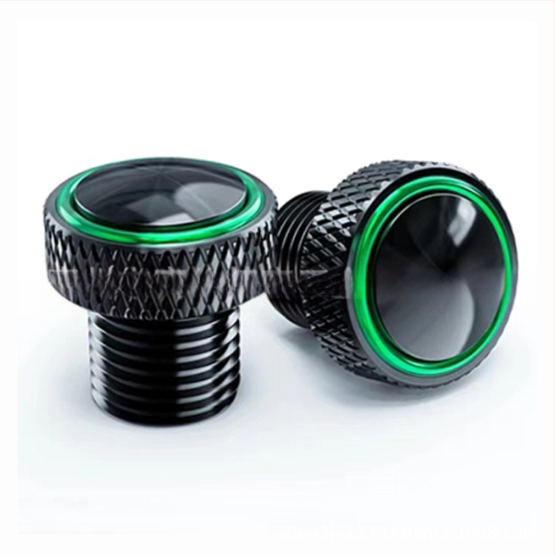 Капачка на винт за огледало за Kawasaki Z250/Z300/Z400/Z650/Z750/Z800/Z900 - алуминиева сплав, Монтаж: ортодонтски, За градски пътувания