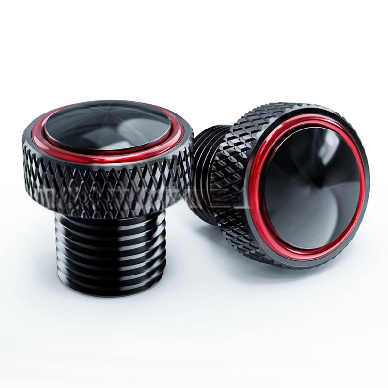 Капачка на винт за огледало за Kawasaki Z250/Z300/Z400/Z650/Z750/Z800/Z900 - алуминиева сплав, Монтаж: ортодонтски, За градски пътувания