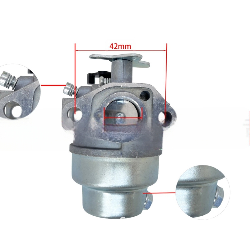 Hua Ge mehanički karburator za GCV160, plosnati usisni plovak karburator, montažni otvor 42, kompatibilan s motorom P19