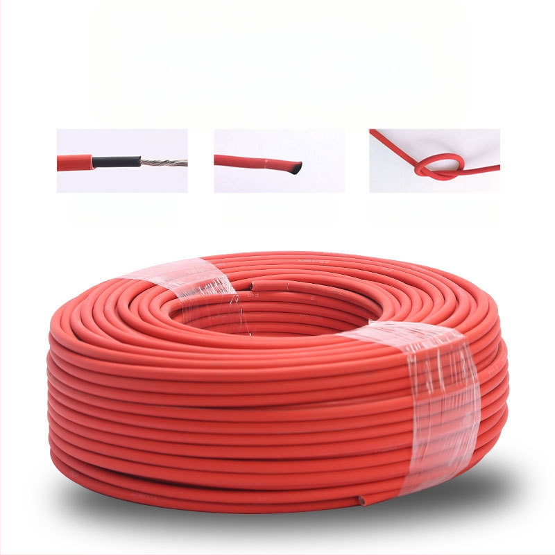 Cablu DC fotovoltaic pentru panouri solare, conductor din cupru de înaltă puritate, secțiune 2,5–35 mm², izolație PV1-F dublă, certificat CE și 3C