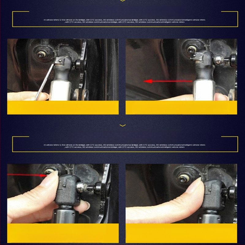 Arc hidraulic pentru capota motor Volkswagen – tip liber, comprimare, material: oțel de arc, cursă 160 mm, distanță montaj 400 mm