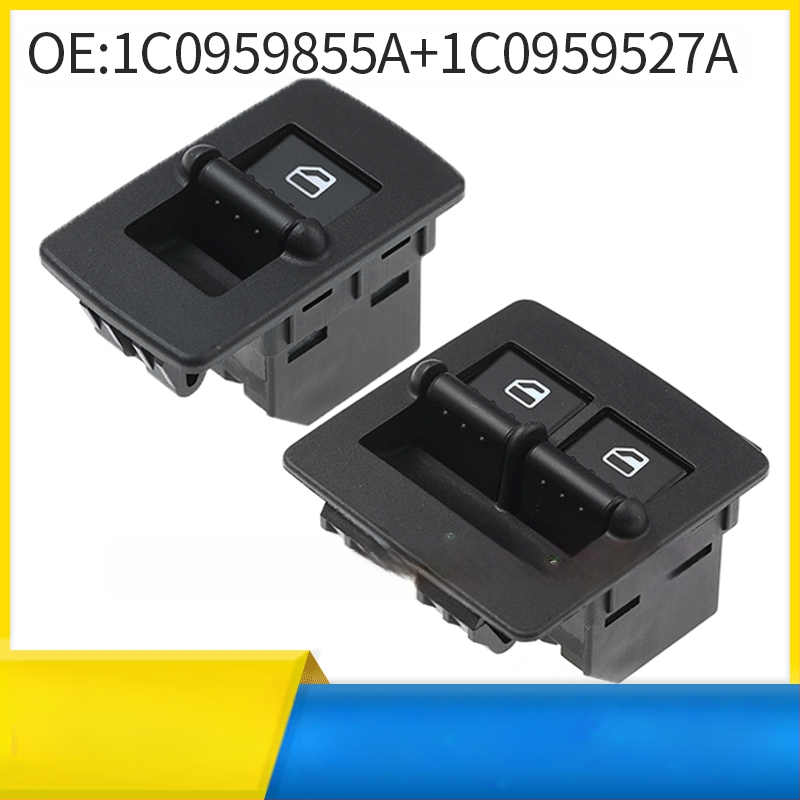 Elektrisks logs pacēlāja slēdzis VW Beetle 1998-2010, 12V, modeļi 1C0959855A / 1C0959527A, zīmols ZHIPEAK
