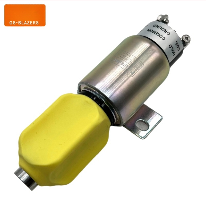 JGS 24V elektromagnētiskais vārsts liesmas dzēšanai, 3864274, piemērots ekskavatoram R225-7