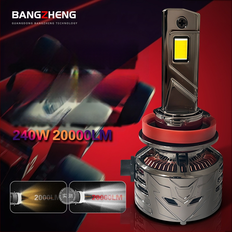 H7 240W Autó LED Fényszórók, 12000LM, 12V, IP67