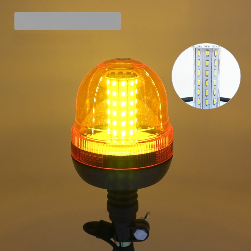 60 LED drošības gaismas lauksaimniecības tehnikai, 12-24V, 2A, korpuss PC+ABS