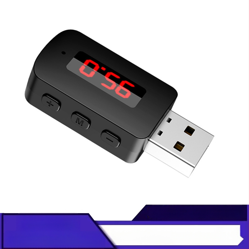 Bluetooth 5.4 USB garso imtuvą-siuntėjas MX-M10 automobiliui, Plug-and-Play, 100 Mbps, veikimo spindulys 10 m