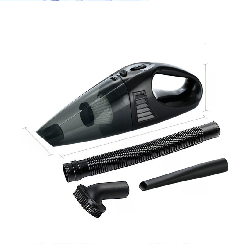 Autó mini kézi porszívó, 12V, 3500Pa, hordozható nedves-száraz tisztítás