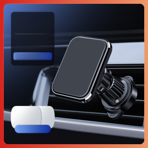 Mágneses autótelefon-tartó, 360° forgás, szerelhető a szellőzőbe, univerzális kompatibilitás, súly 103 g