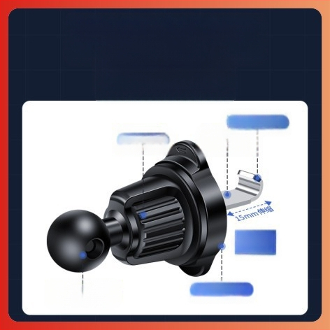 Mágneses autótelefon-tartó, 360° forgás, szerelhető a szellőzőbe, univerzális kompatibilitás, súly 103 g