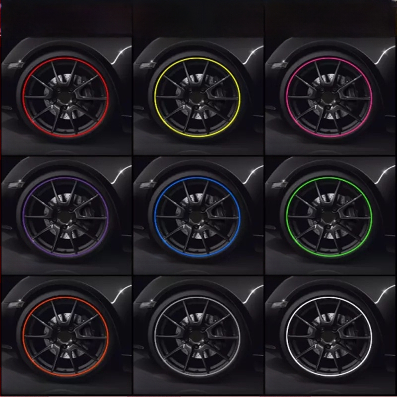 Kerékagy antiütköző szalag - gumi, testreszabható feldolgozás, modell: kerékagy matrica, általános kompatibilitás