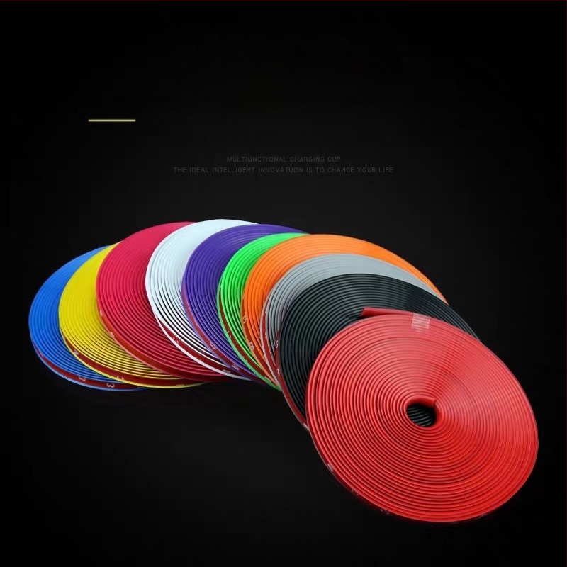 Kerékagy antiütköző szalag - gumi, testreszabható feldolgozás, modell: kerékagy matrica, általános kompatibilitás