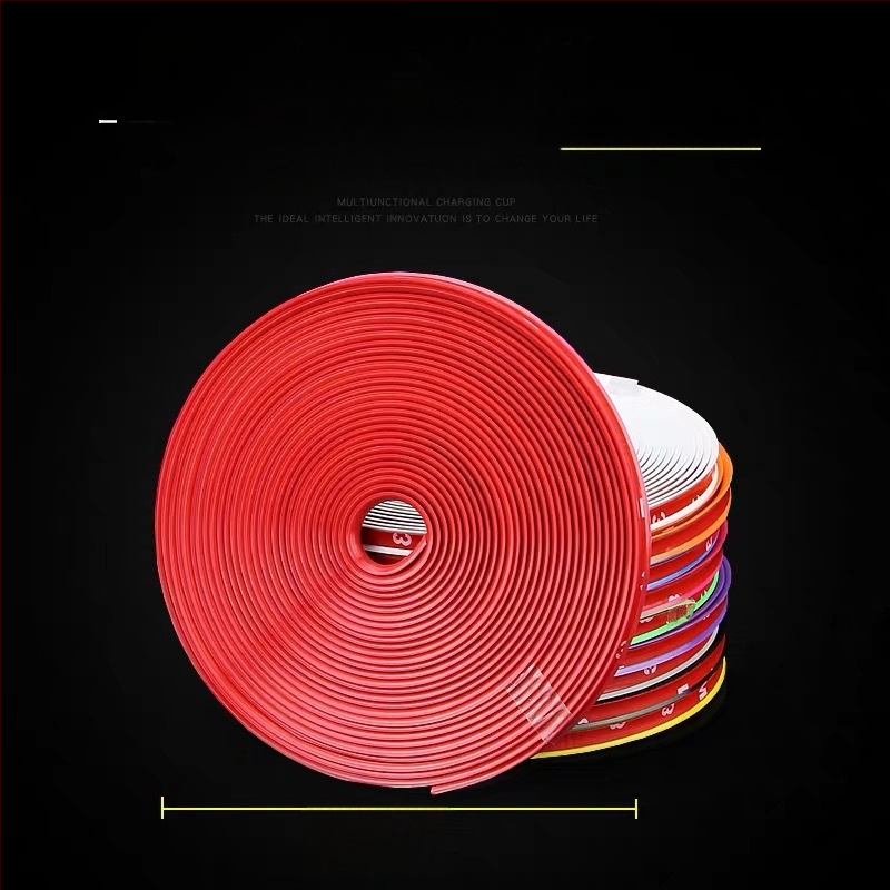 Kerékagy antiütköző szalag - gumi, testreszabható feldolgozás, modell: kerékagy matrica, általános kompatibilitás