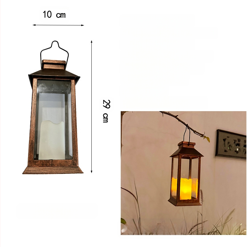 Napelemes kültéri LED gyertya lámpa indukciós kapcsolóval, IP44, 0.2W, 1.2V, gyertya-stílusú