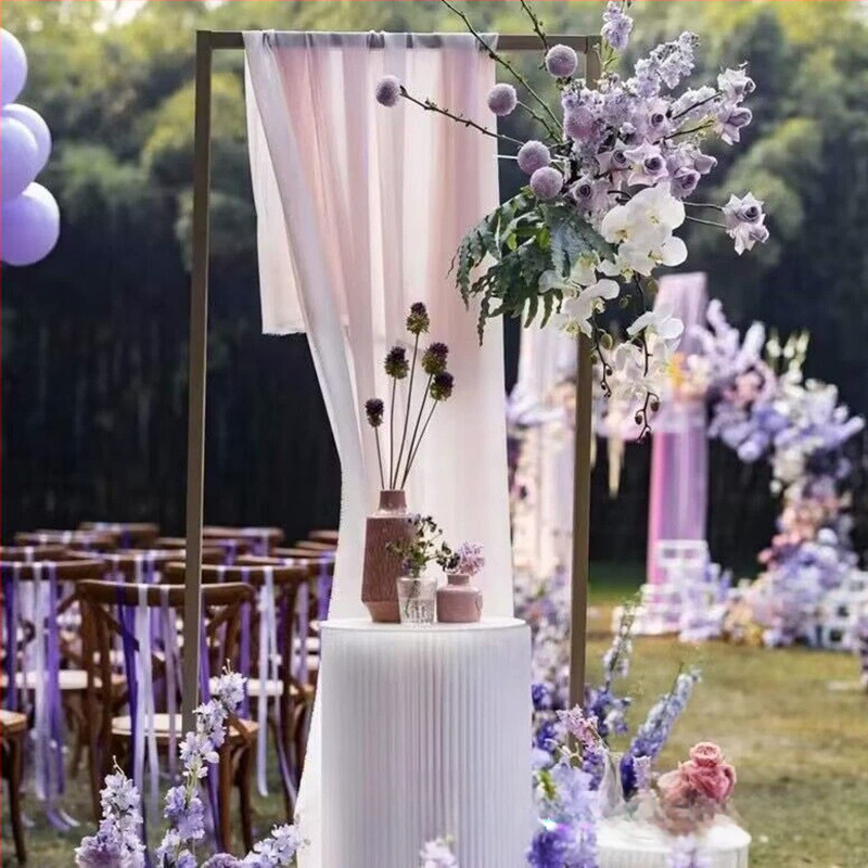 Perlų šifono užuolaida – rankų darbo, pritaikoma gimtadienio dekoracijoms